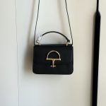 Gucci D‑Shape Metal Buckle Flap Top‑Handle Small Square Bag - Image 12