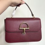Gucci D‑Shape Metal Buckle Flap Top‑Handle Small Square Bag - Image 4