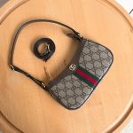 GG‑Pattern Web Stripe Hobo Underarm Shoulder Bag - Image 14