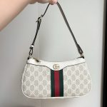 GG‑Pattern Web Stripe Hobo Underarm Shoulder Bag - Image 9