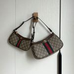 GG‑Pattern Web Stripe Hobo Underarm Shoulder Bag - Image 2
