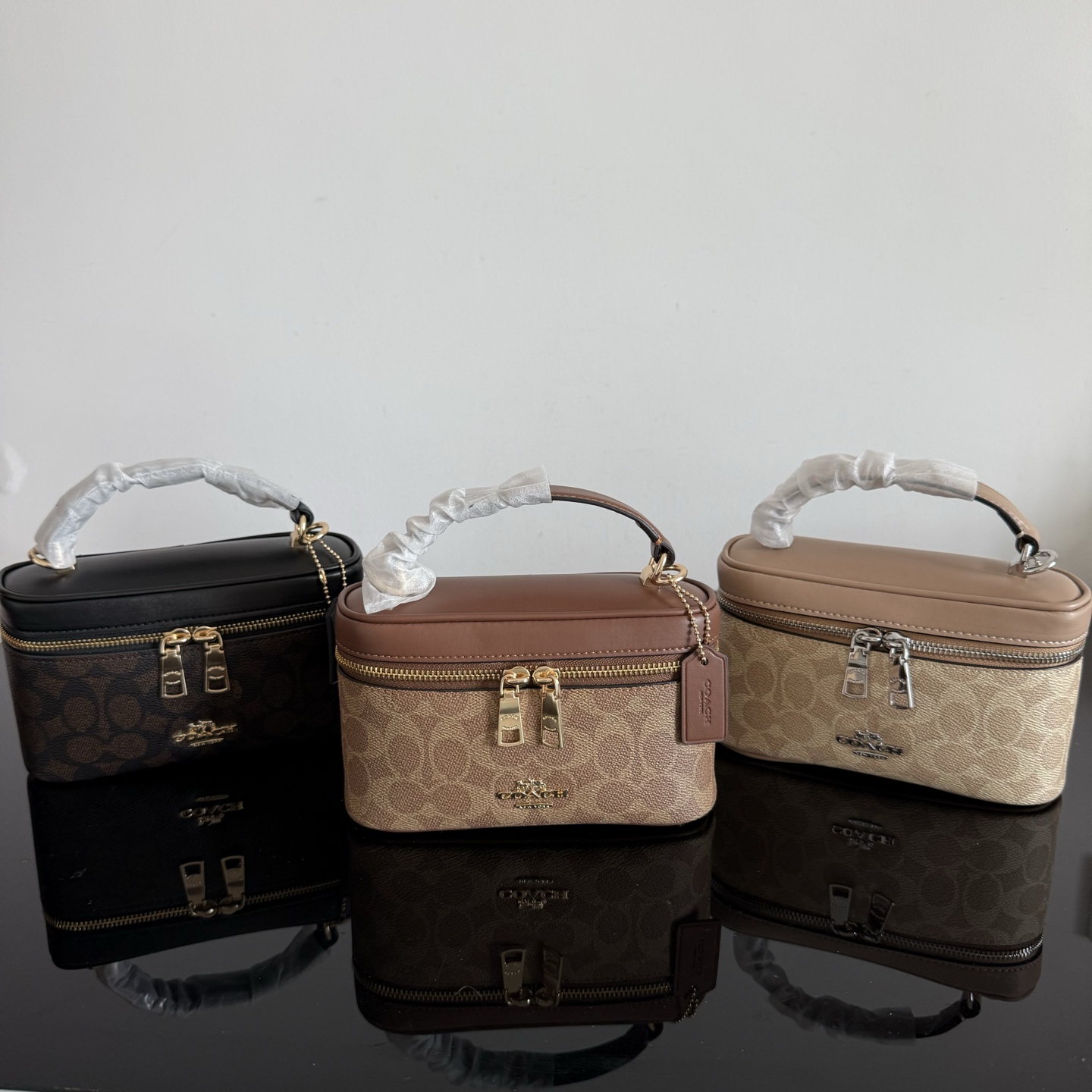 13432005801068604 Coach Top‑Handle Zipper Vanity Crossbody Bag - Image 1