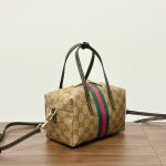 Gucci GG‑Pattern Boston Tote Handbag With Web Stripe Detail - Image 21
