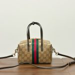 Gucci GG‑Pattern Boston Tote Handbag With Web Stripe Detail - Image 22