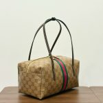 Gucci GG‑Pattern Boston Tote Handbag With Web Stripe Detail - Image 29
