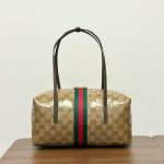 Gucci GG‑Pattern Boston Tote Handbag With Web Stripe Detail - Image 30