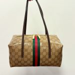 Gucci GG‑Pattern Boston Tote Handbag With Web Stripe Detail - Image 32