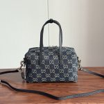 Gucci GG‑Pattern Boston Handbag - Image 5