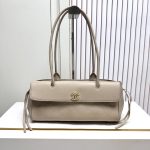 Chanel 26S Bowling Bag, Quilted Caviar Leather