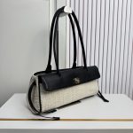 Chanel 26S Bowling Bag, Tweed/Woven Fabric Caviar Leather - Image 13