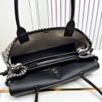 Chanel 26S Bowling Bag, Tweed/Woven Fabric Caviar Leather - Image 3