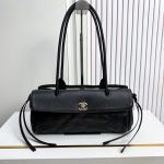 Chanel 26S Bowling Bag, Quilted Caviar Leather - Image 3