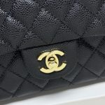 Chanel Quilted Caviar Flap Chain Shoulder Bag - Image 16