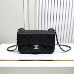 Chanel Quilted Caviar Flap Chain Shoulder Bag - Image 11