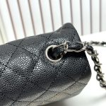 Chanel Quilted Caviar Flap Chain Shoulder Bag - Image 10