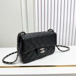 Chanel Quilted Caviar Flap Chain Shoulder Bag - Image 8