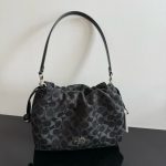 Coach Faye Signature Denim Cloud Drawstring Shoulder Bag - Image 71