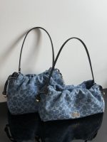 Coach Faye Signature Denim Cloud Drawstring Shoulder Bag - Image 64