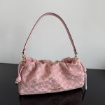 Coach Faye Signature Denim Cloud Drawstring Shoulder Bag - Image 27