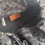 Coach Faye Signature Denim Cloud Drawstring Shoulder Bag - Image 13