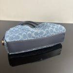 Coach Faye Signature Denim Cloud Drawstring Shoulder Bag - Image 5