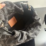 Coach Faye Signature Denim Cloud Drawstring Shoulder Bag - Image 40