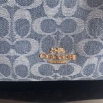 Coach Faye Signature Denim Cloud Drawstring Shoulder Bag - Image 33