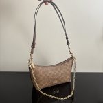 Coach Caitlin 24 Quilted/Signature/Denim Shoulder Chain Handbag (Outlet Version) - Image 3