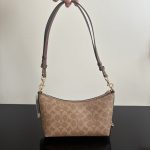 Coach Caitlin 24 Quilted/Signature/Denim Shoulder Chain Handbag (Outlet Version) - Image 4