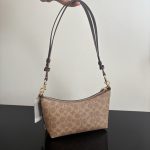 Coach Caitlin 24 Quilted/Signature/Denim Shoulder Chain Handbag (Outlet Version) - Image 5