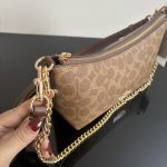 Coach Caitlin 24 Quilted/Signature/Denim Shoulder Chain Handbag (Outlet Version) - Image 7
