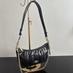 Coach Caitlin 24 Quilted/Signature/Denim Shoulder Chain Handbag (Outlet Version) - Image 11