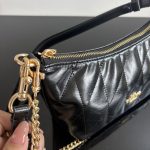 Coach Caitlin 24 Quilted/Signature/Denim Shoulder Chain Handbag (Outlet Version) - Image 15