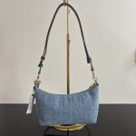 Coach Caitlin 24 Quilted/Signature/Denim Shoulder Chain Handbag (Outlet Version) - Image 30