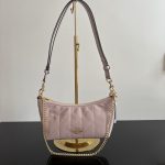 Coach Caitlin 24 Quilted/Signature/Denim Shoulder Chain Handbag (Outlet Version) - Image 23