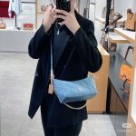 Coach Caitlin 24 Quilted/Signature/Denim Shoulder Chain Handbag (Outlet Version) - Image 27