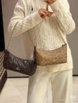 Coach Caitlin 24 Quilted/Signature/Denim Shoulder Chain Handbag (Outlet Version)