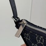 GG Signature Underarm Shoulder Zipper Hobo Bag - Image 17