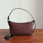 GG Signature Underarm Shoulder Zipper Hobo Bag - Image 26