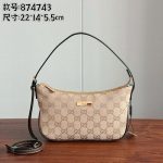 GG Signature Underarm Shoulder Zipper Hobo Bag - Image 2