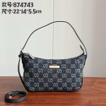 GG Signature Underarm Shoulder Zipper Hobo Bag - Image 3