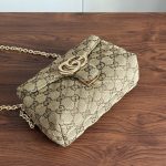 Gucci V‑Stitch Quilted Flap Chain Shoulder & Crossbody Bag（Mini Size） - Image 5