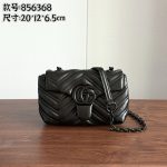 Gucci V‑Stitch Quilted Flap Chain Shoulder & Crossbody Bag（Mini Size） - Image 11