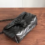 Gucci V‑Stitch Quilted Flap Chain Shoulder & Crossbody Bag（Mini Size） - Image 14