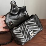 Gucci V‑Stitch Quilted Flap Chain Shoulder & Crossbody Bag（Mini Size） - Image 15