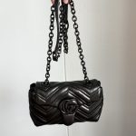 Gucci V‑Stitch Quilted Flap Chain Shoulder & Crossbody Bag（Mini Size） - Image 19