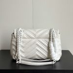 Gucci V‑Stitch Quilted Flap Chain Shoulder & Crossbody Bag（Small Size） - Image 14