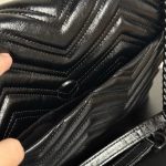 Gucci V‑Stitch Quilted Flap Chain Shoulder & Crossbody Bag（Large Size） - Image 5