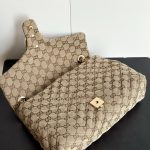 Gucci V‑Stitch Quilted Flap Chain Shoulder & Crossbody Bag（Large Size） - Image 16