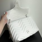 Gucci V‑Stitch Quilted Flap Chain Shoulder & Crossbody Bag（Large Size） - Image 25